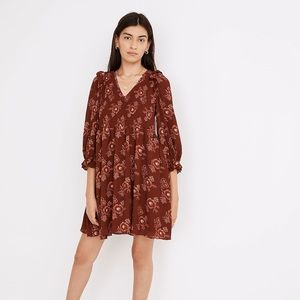 Madewell Lucie V neck dress